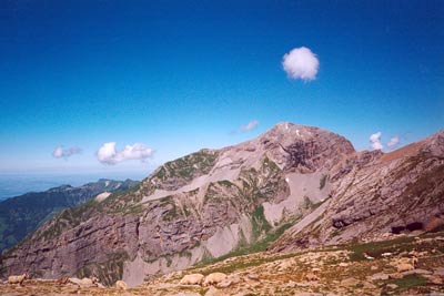 Hohmad, Blick zum Huetstock