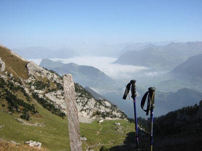 Nur noch 300 H&ouml;henmeter bis zum Matthorn-Gipfel ...